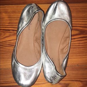 Silver Lucky Brand flats